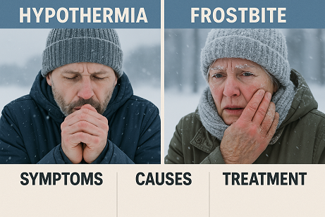저체온증과 동상의 차이점은? (증상, 원인, 대응법)