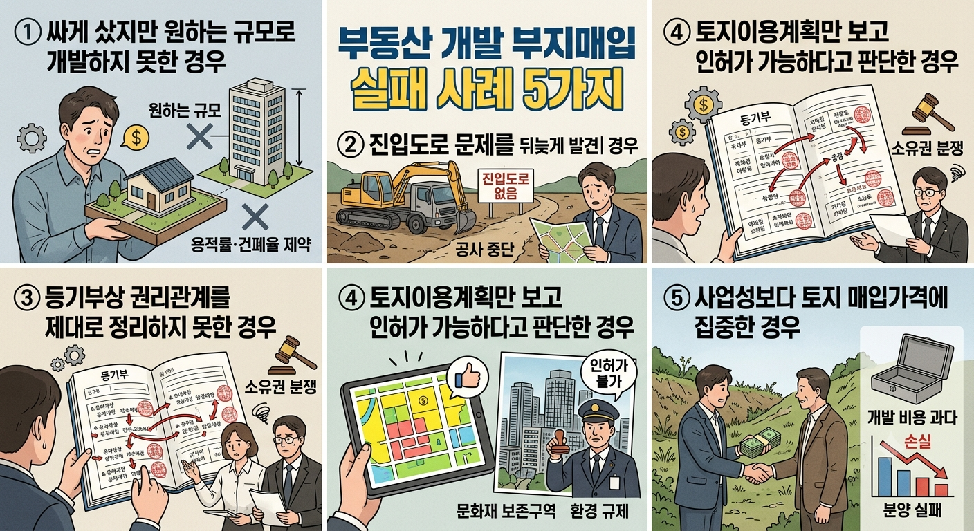 부지매입 실패 사례 5가지