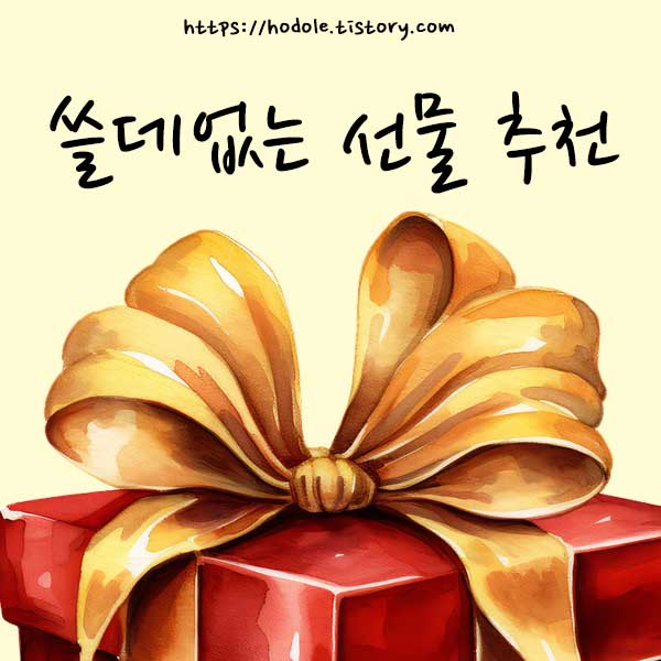 쓸데없는 선물 추천