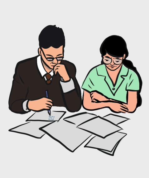 맞벌이 부부 사진