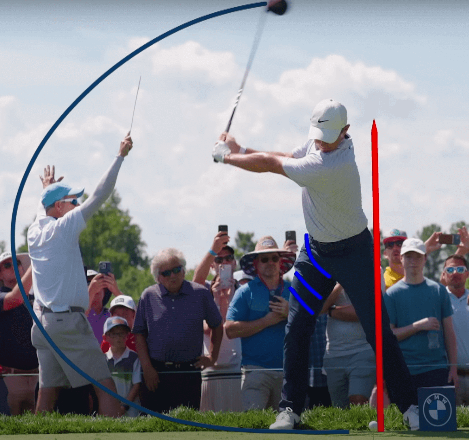 백스윙 올라가는 중