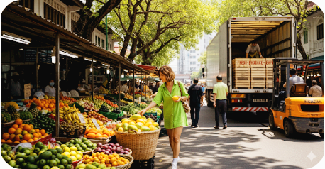 소비와 수출의 활기