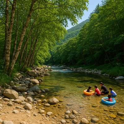 인제 내린천 계곡