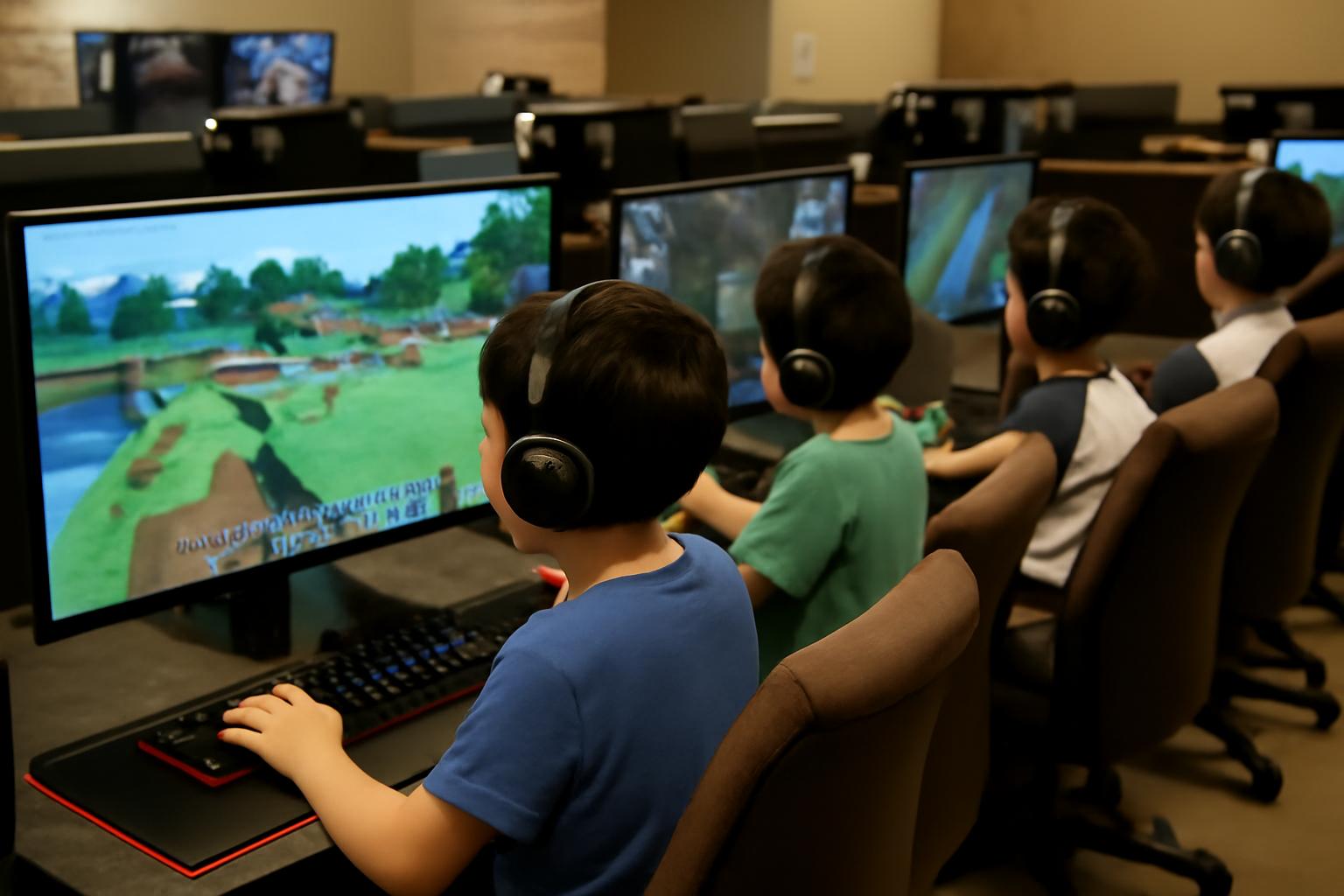 초등학생 pc방 게임