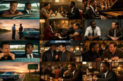 여행을 떠나는 두 사람