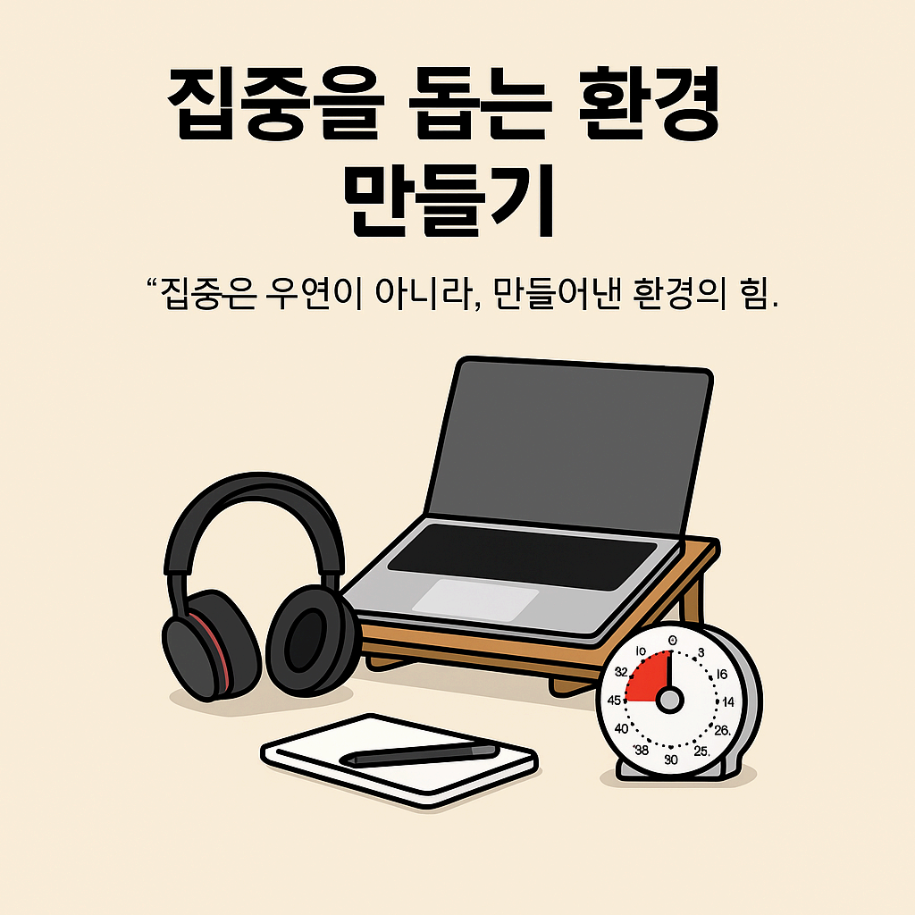 몰입의 벽을 넘는 환경의 힘