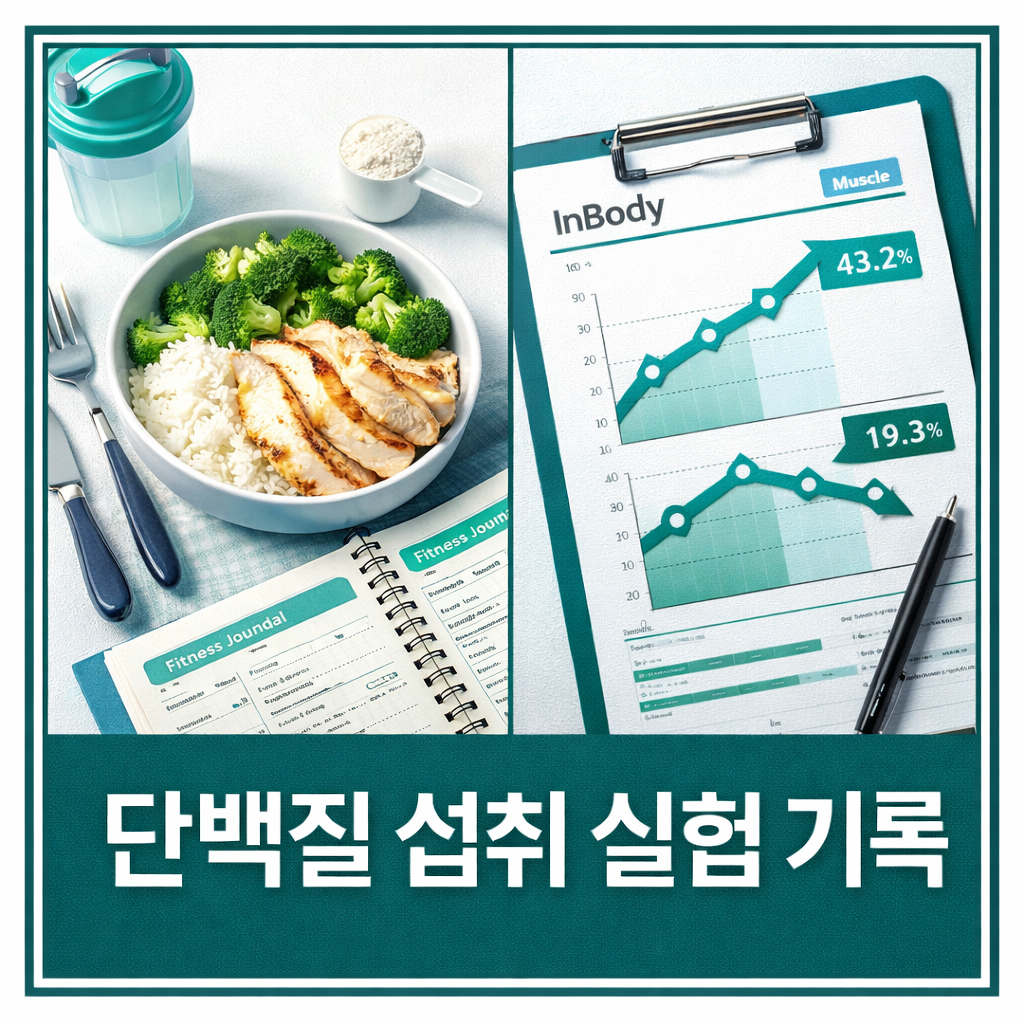 단백질 섭취와 체지방률 변화 실험 기록