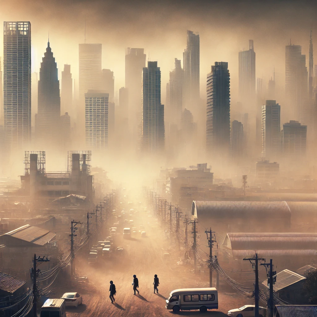 미세먼지와 관련된 사진