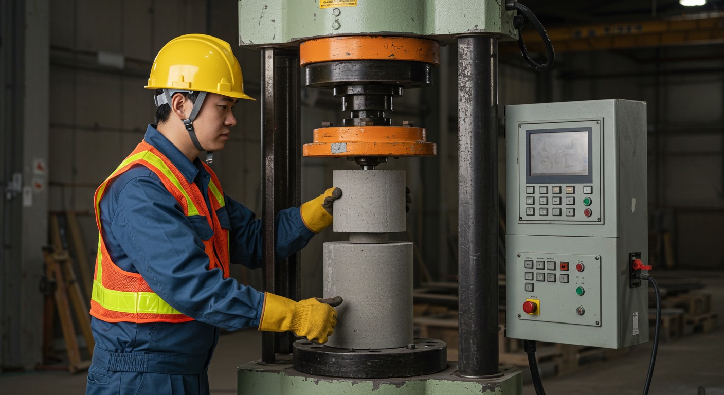 건설 현장의 기본! 콘크리트 압축강도 시험 기준과 절차 완벽 정리 PPT