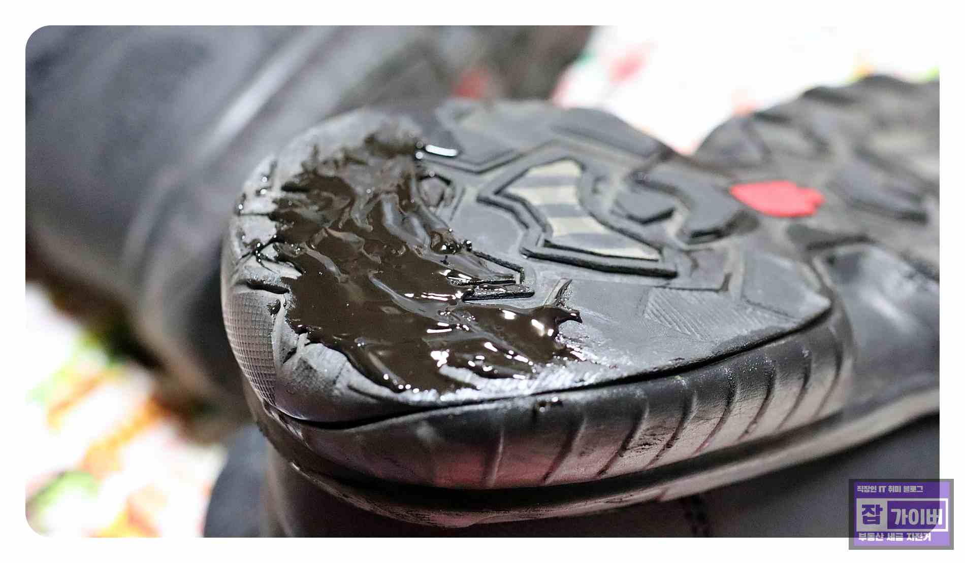 슈구 1차 도포 후 건조