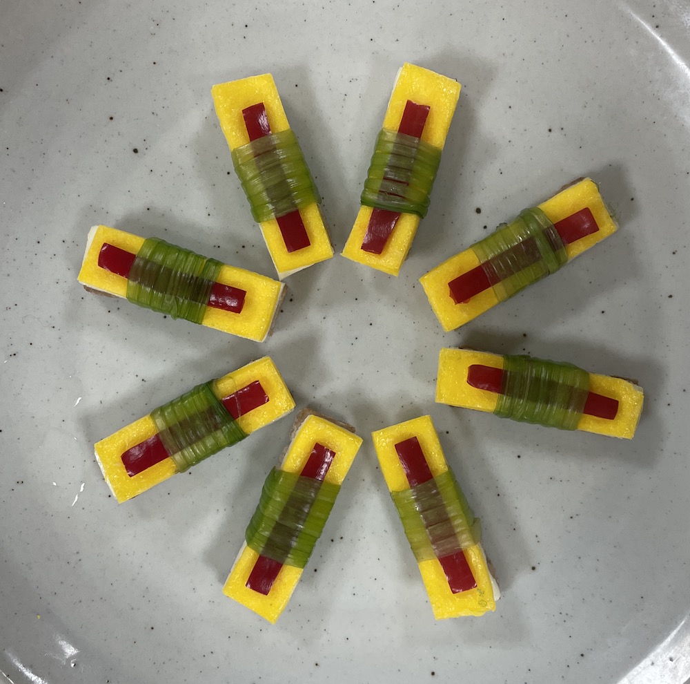 한식조리기능사 실기시험 준비 - 미나리강회 - 완성 작품