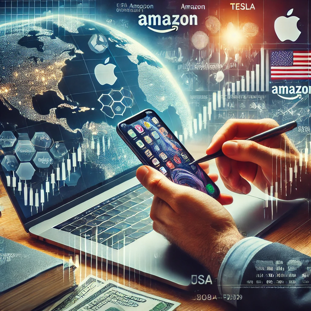 해외주식하는 사진