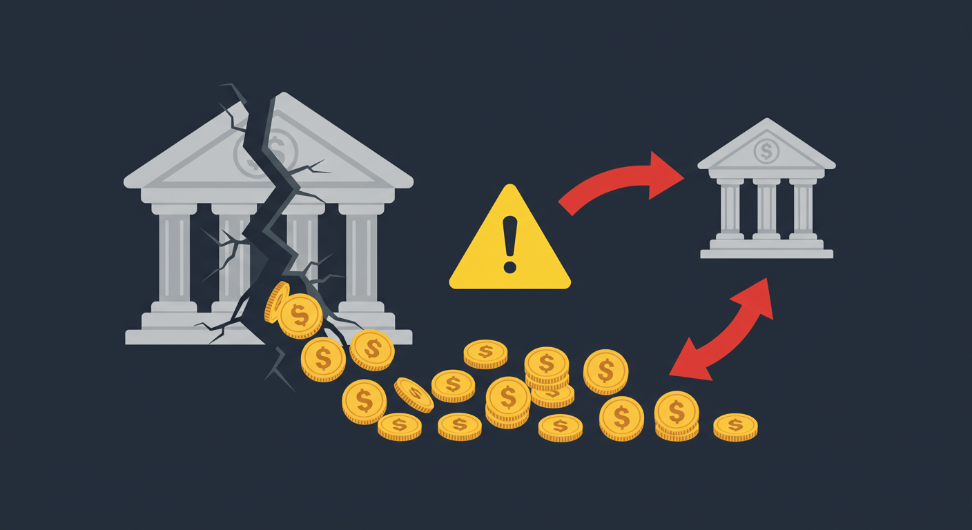 "3. 기존 금융 시스템 붕괴 가능성"에 대한 이미지입니다.