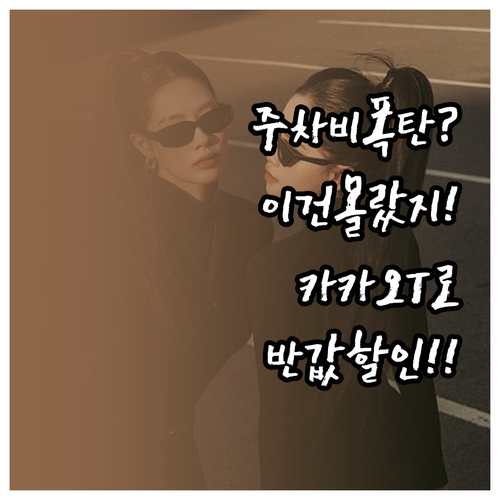 서울대공원 주차 요금표 및 카카오T ..