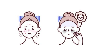 다크서클은 눈 밑이 어두워 보이는 증상으로, 정확한 의학 용어는 아니지만 많은 사람들이 경험하는 일반적인 현상입니다. 이 현상은 주로 혈관 비침 현상으로 발생합니다. 눈 밑 피부가 얇아 혈관이 비치면서 눈 밑이 어두워 보이는 것이죠. 이외에도 여러 원인이 있으며, 오늘은 그 원인들과 개선 방법에 대해 알아볼께요~