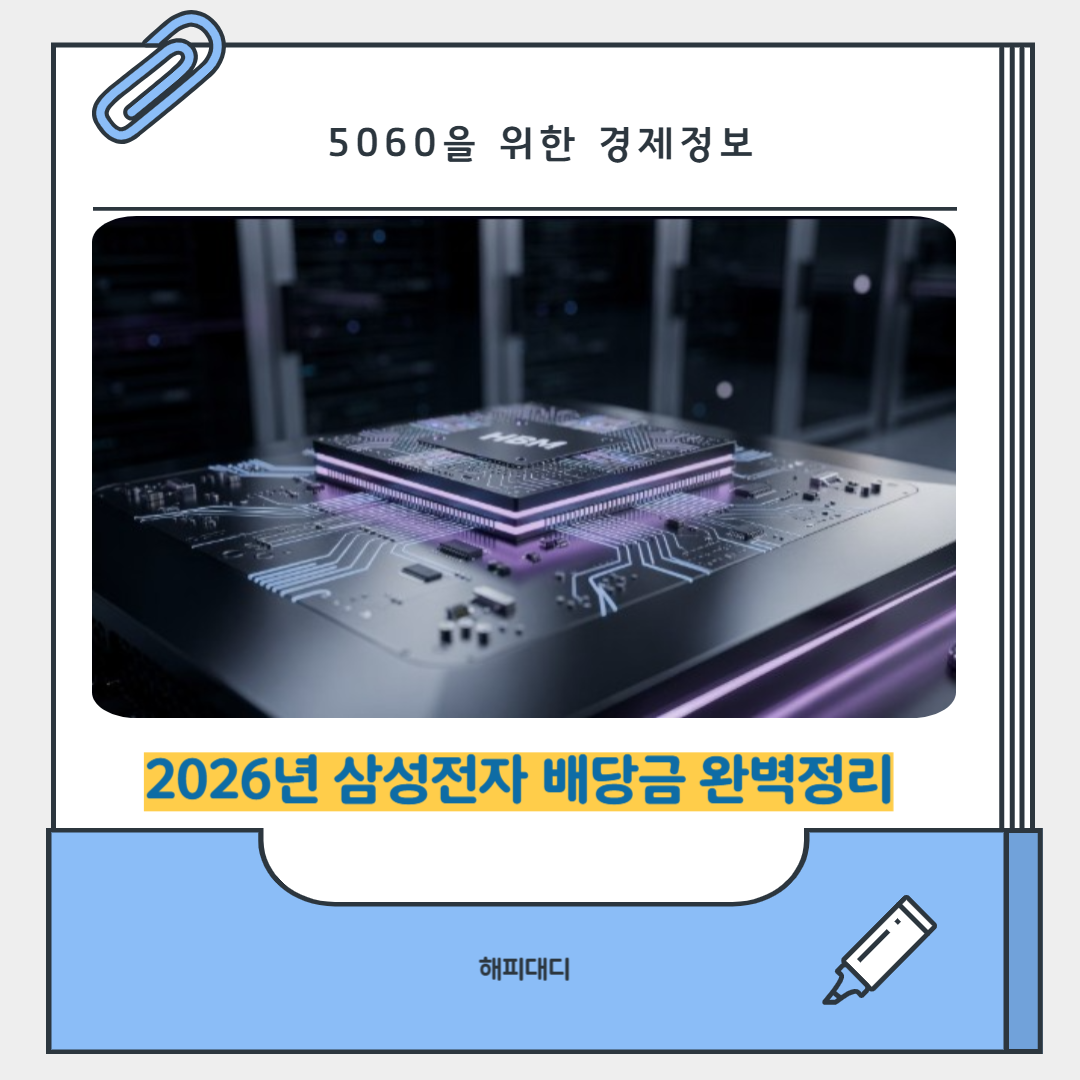 2026년 삼성전자 배당금 핵심정리