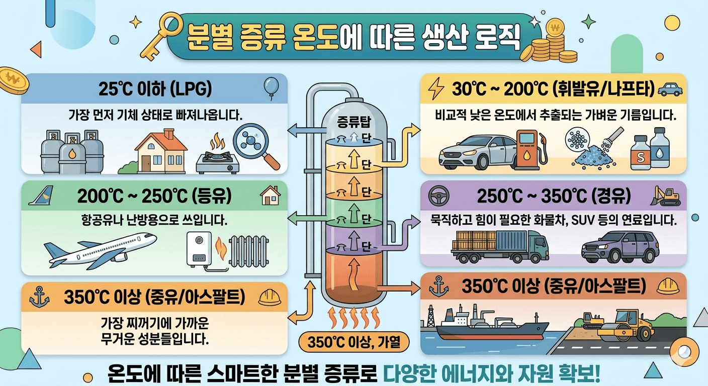 휘발유와 경유 가격은 왜 따로 놀까? 원유 정제 공정의 비밀