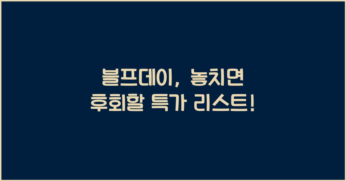 블프데이