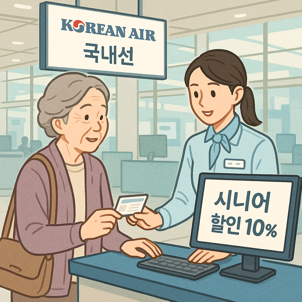 대한항공 시니어 요금할인