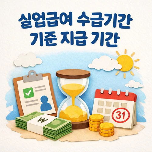 실업급여 수급기간 기준 지급 기간