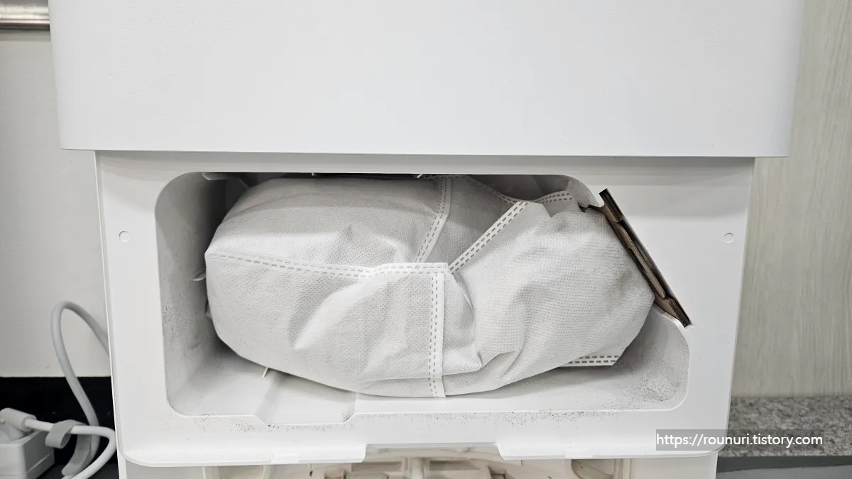 샤오미-X20-PRO-스테이션-더스트백-꽉참