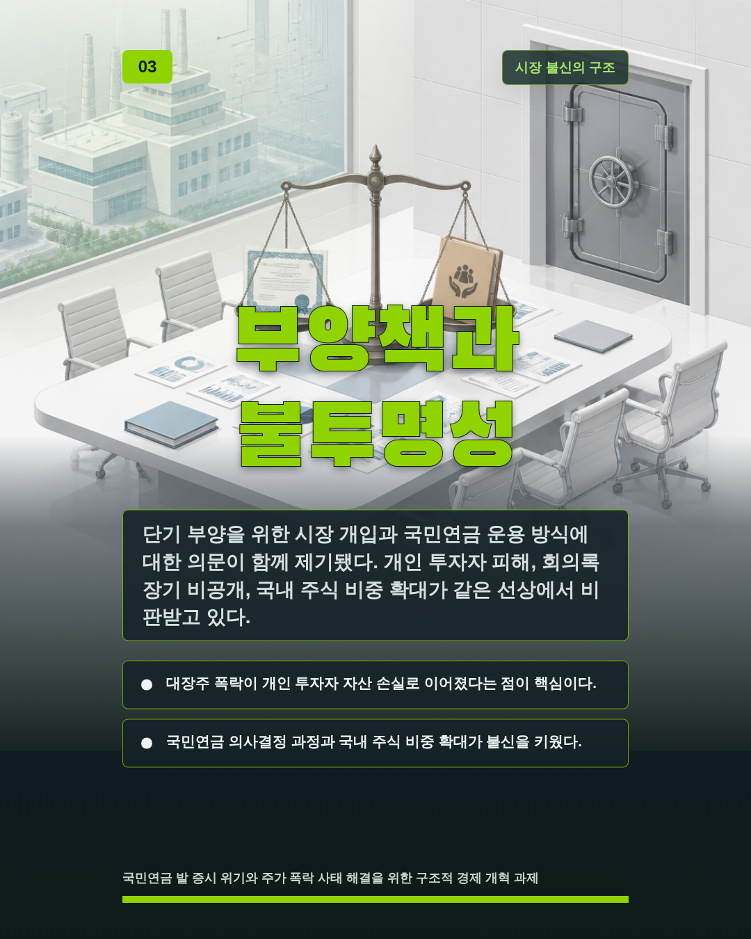 부양책과 불투명성