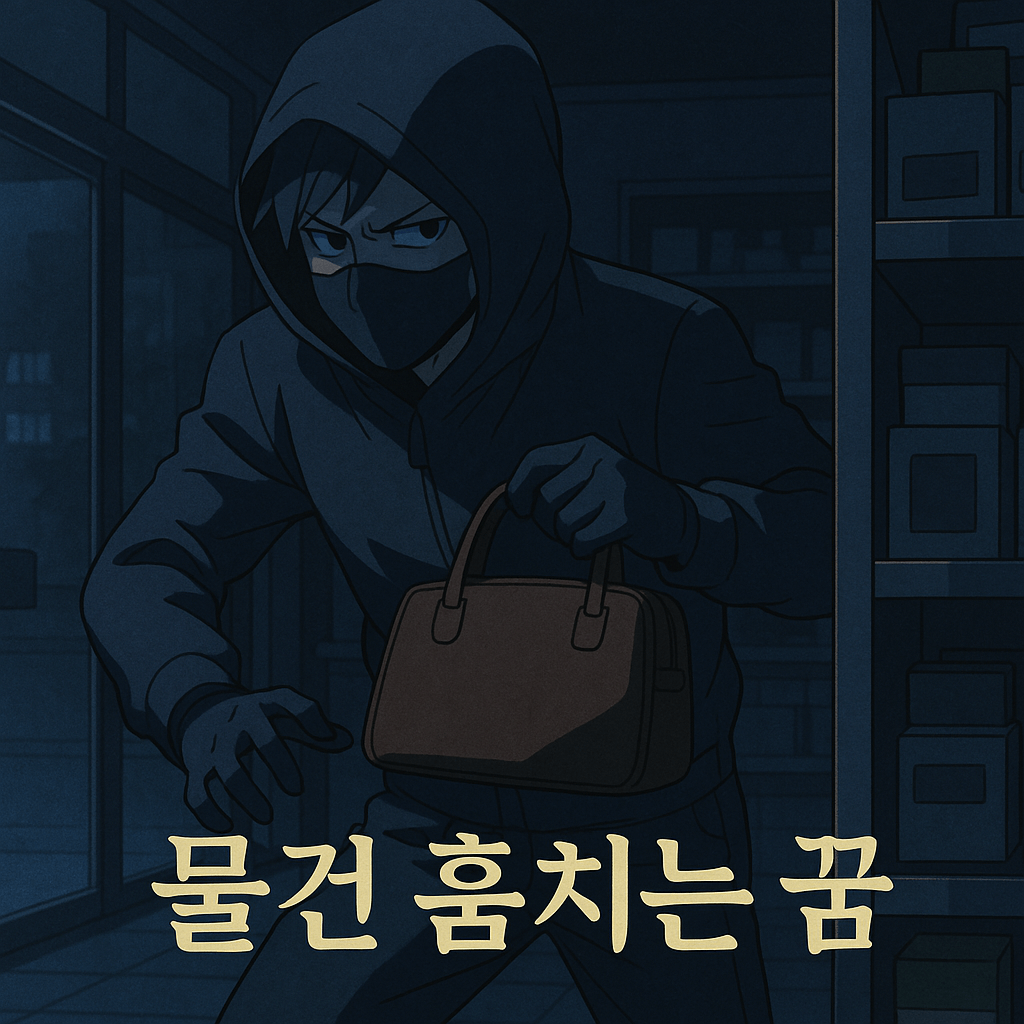 물건 훔치는 꿈 해몽