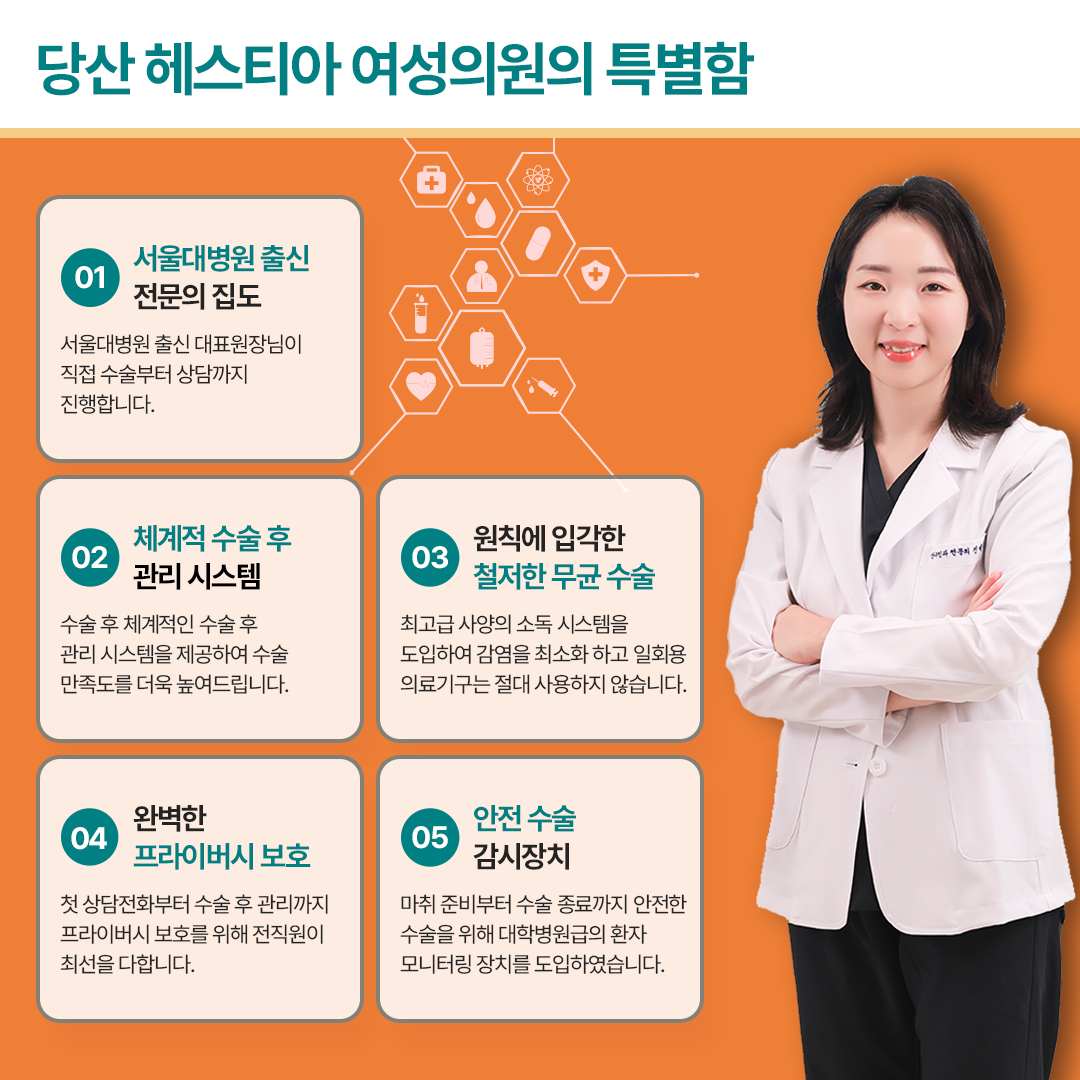 당산헤스티아여성의원의 차별점!