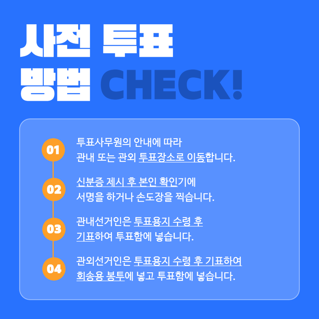 사전투표 방법 이미지