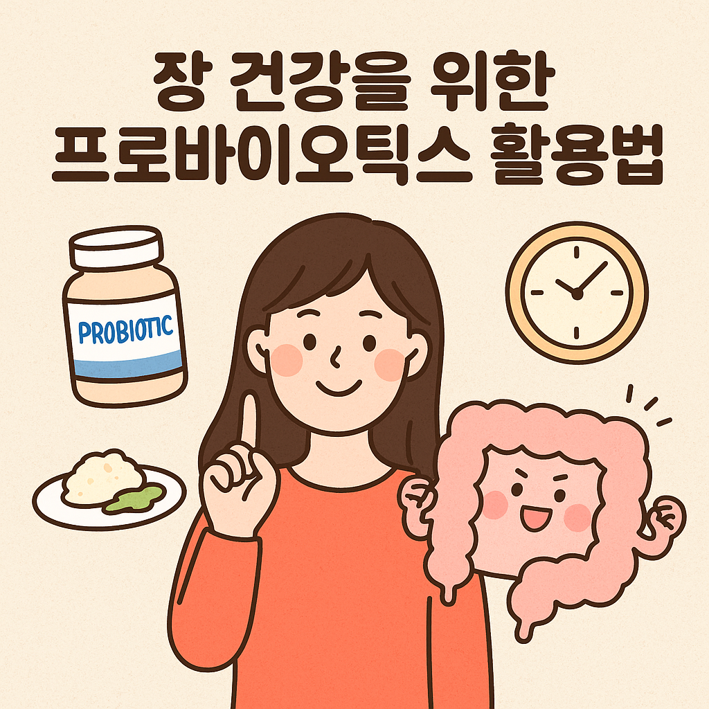 장 건강을 위한 프로바이오틱스 활용법