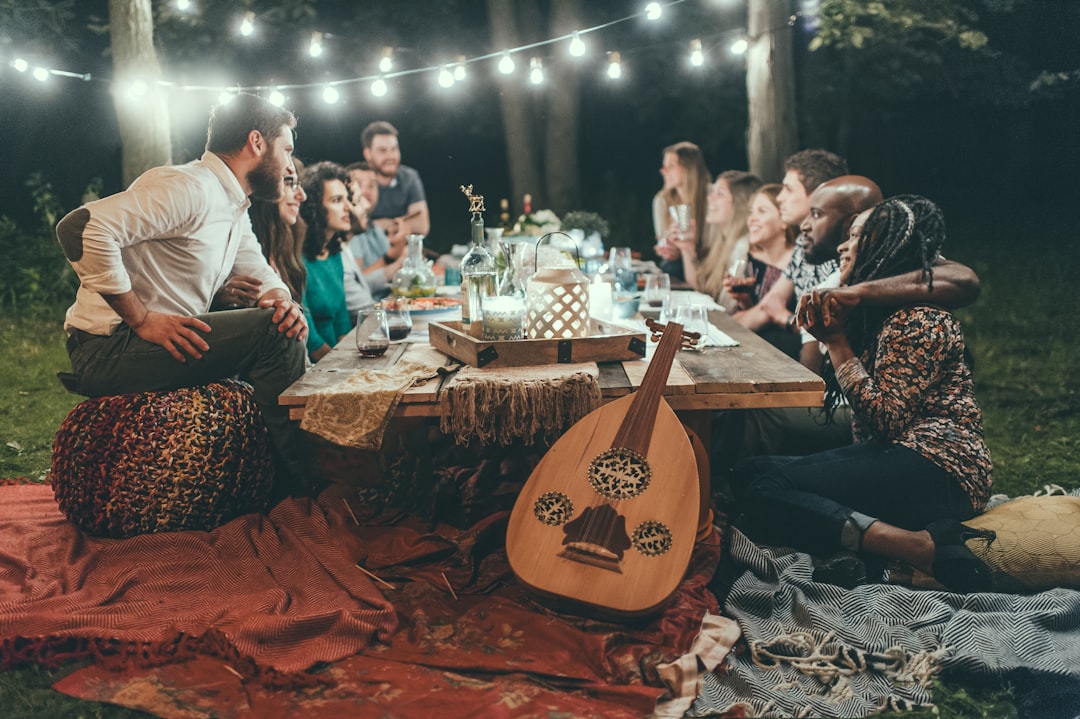 Gathering.