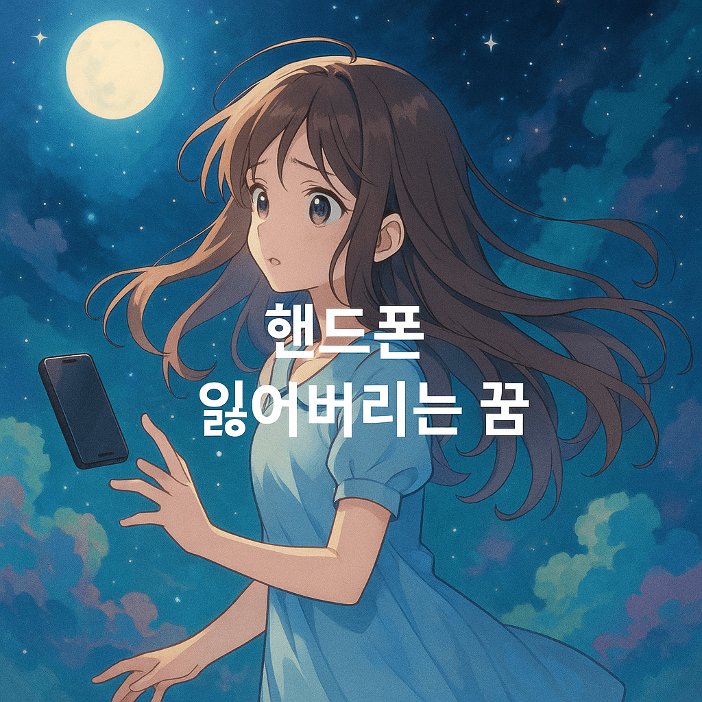 핸드폰 잃어버리는 꿈 해몽