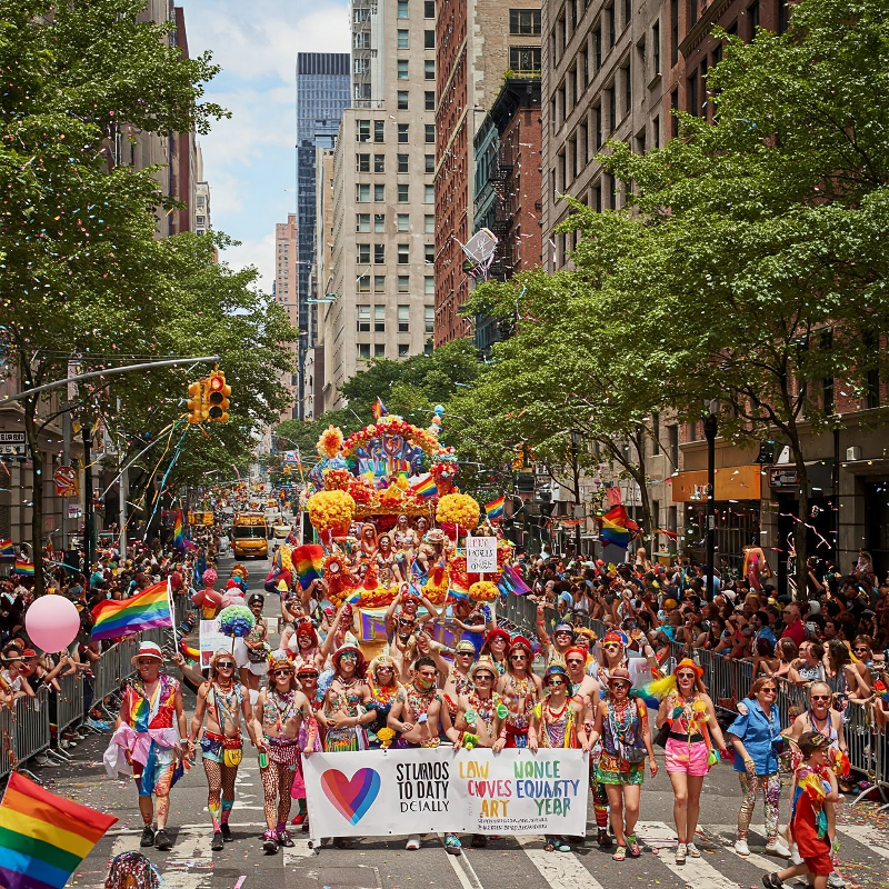 미국 뉴욕의 &lsquo;프라이드 퍼레이드(Pride Parade)&rsquo;