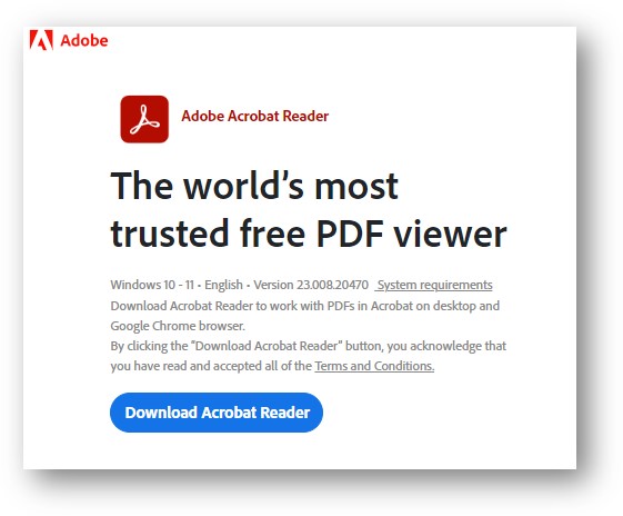Adobe reader 전체 화면 두 페이지 보기 tip