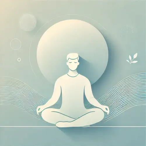 썸네일-눈을 감고 명상하는 평온한 사람