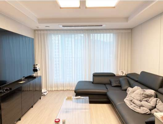 무타공 커튼 설치