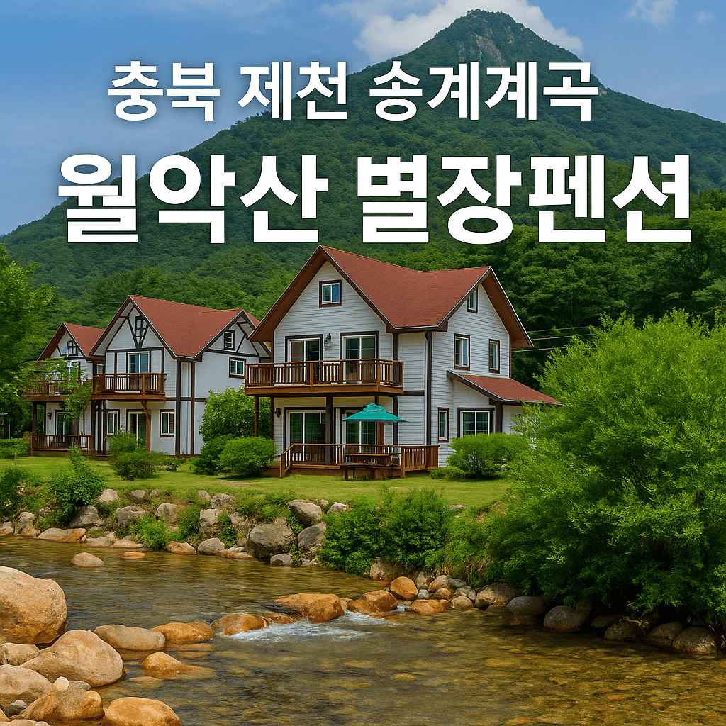 제천 송계계곡 월악산별장펜션