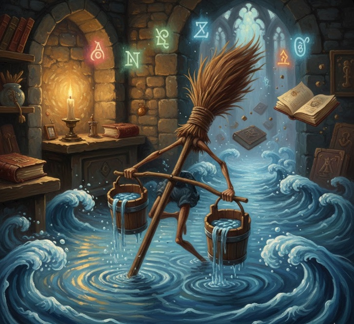 뒤카, 마법사의 제자 관련 그림