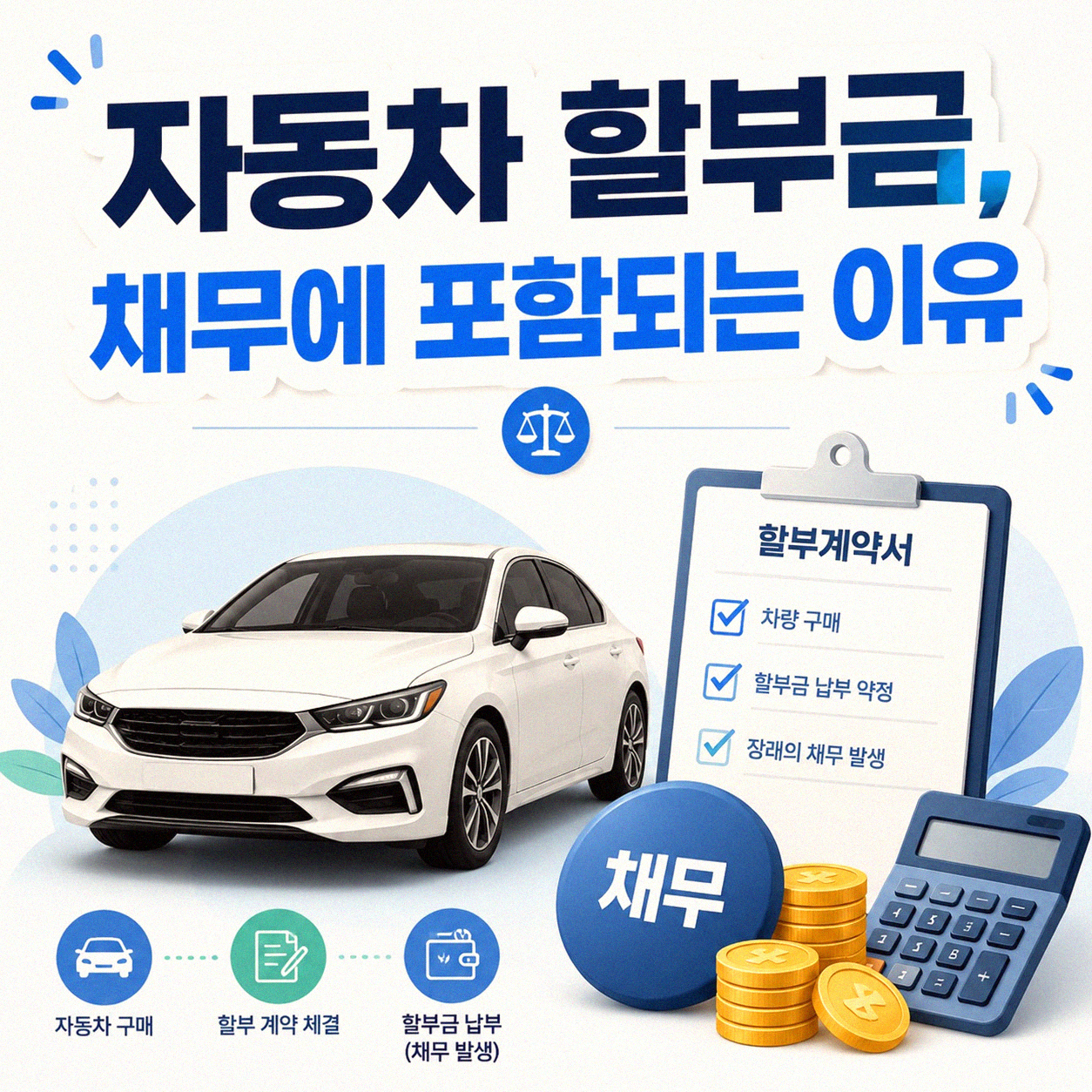 개인회생 신청할 때 자동차 할부금도 포함될까?