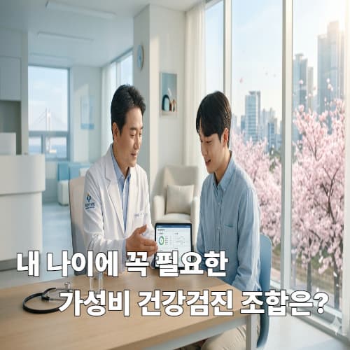 2026 직장인 건강검진 필수 추가 검사 3가지와 예상 비용