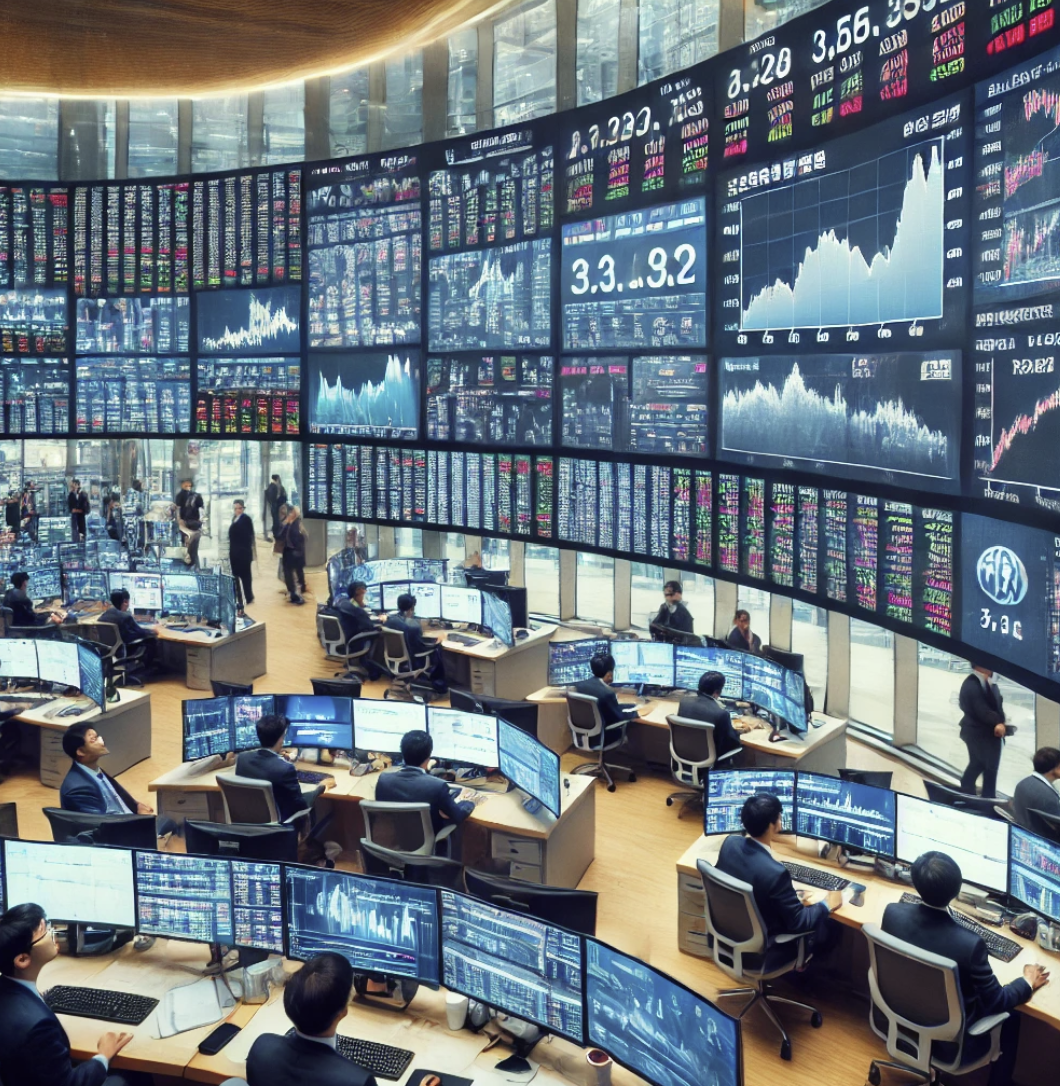 트레이딩 플로어의 모습