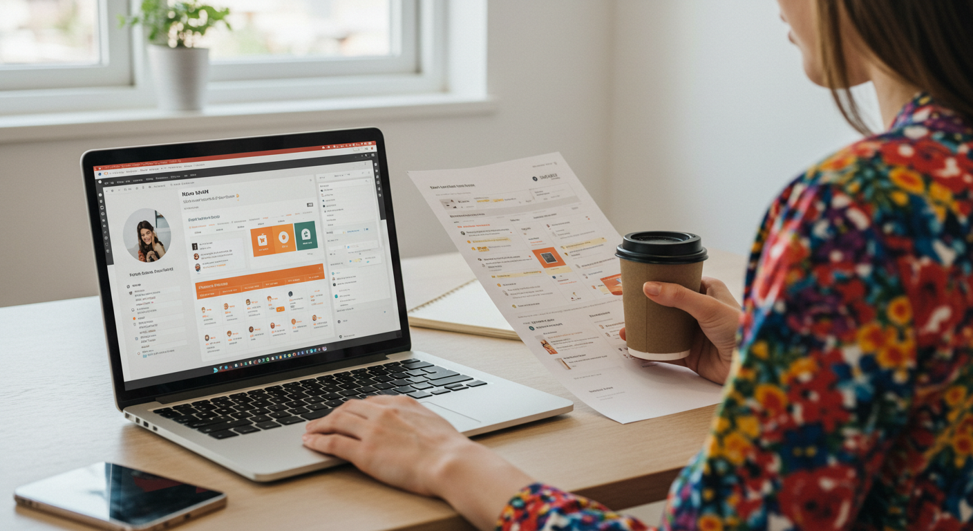 노션을 활용해 콘텐츠 정리 및 자동화 중인 장면