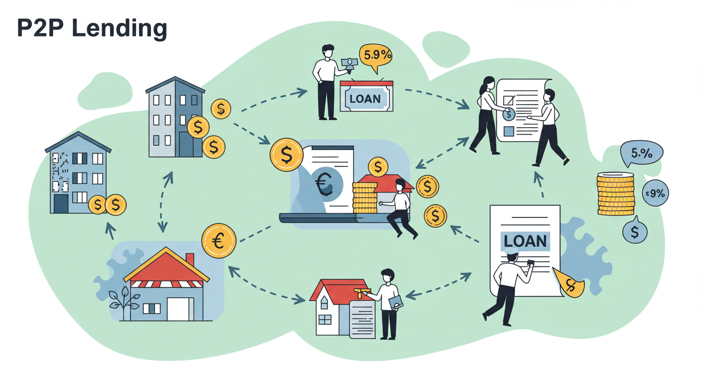 "금리 하락기에 강해지는 P2P 투자 전략"에 대한 이미지입니다.