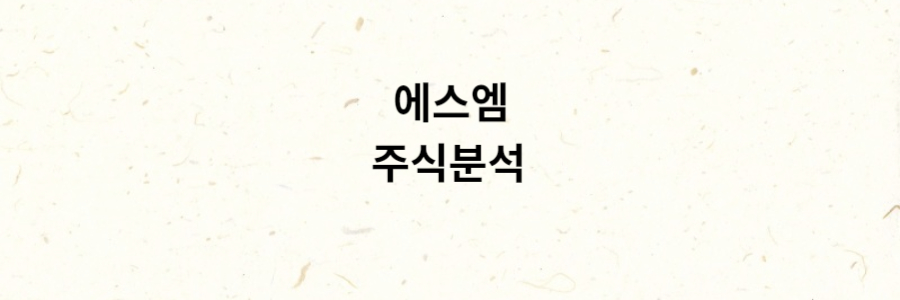 에스엠 주식분석