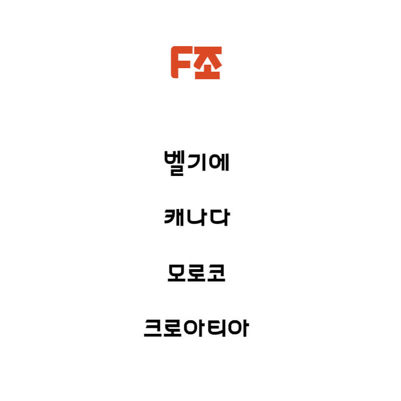 카타르 월드컵 일정