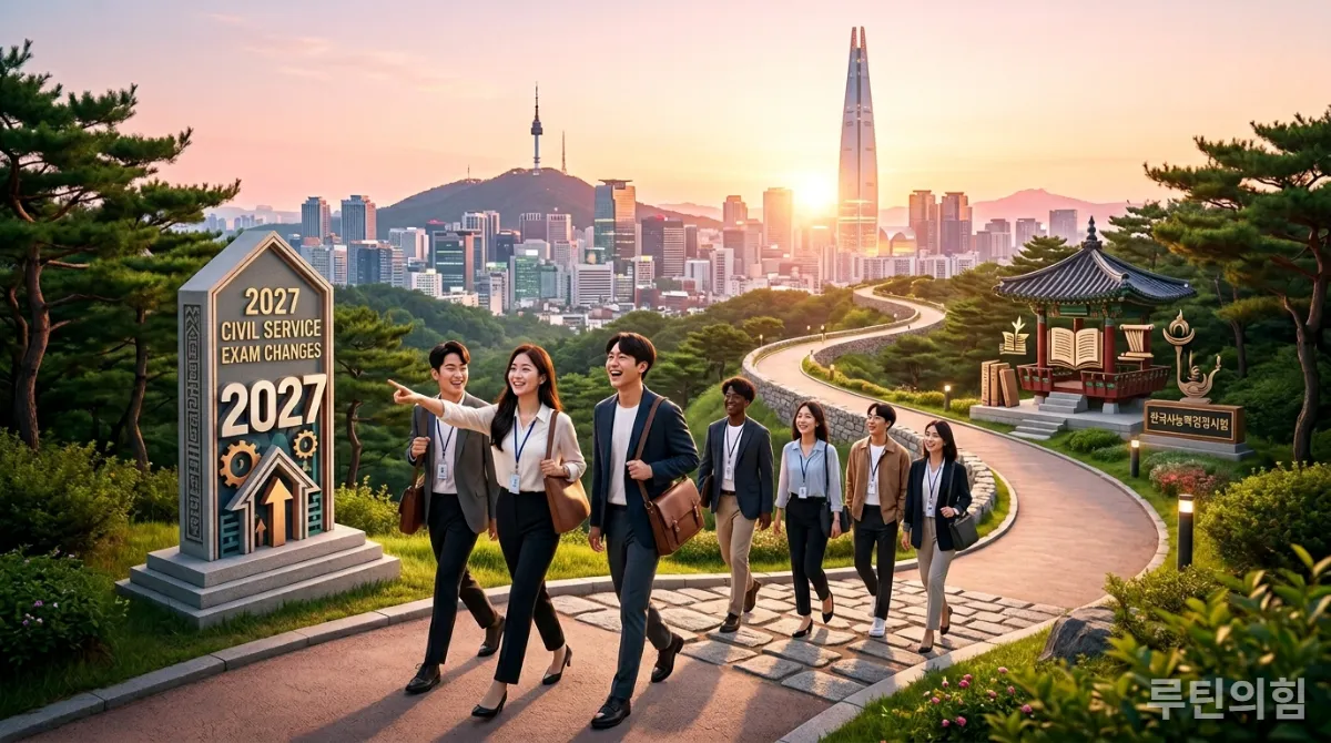 2027년 공무원 시험 개편에 대비하여 나아가는 한국인 수험생들