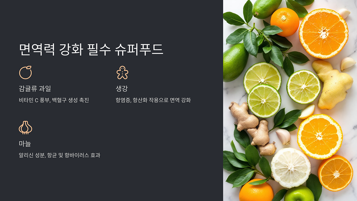 면역력 강화 필수 슈퍼푸드