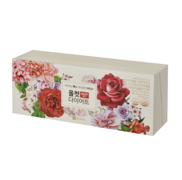 종근당-올컷다이어트-제품-프로모션-가격을-강조하고-있는-공식-홈페이지