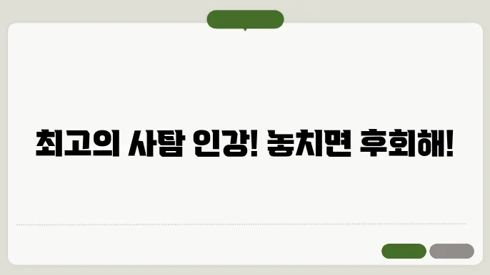 중등 사탐 인강 추천