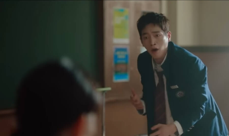 언더커버하이스쿨6회-3번째 괴담을 읽은 오수아의 노람에 놀란 강해성!!